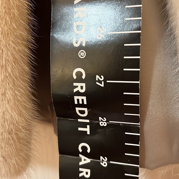 One Certified Natural Violet Long Mink Fur Jacket - Picture 7 of 7